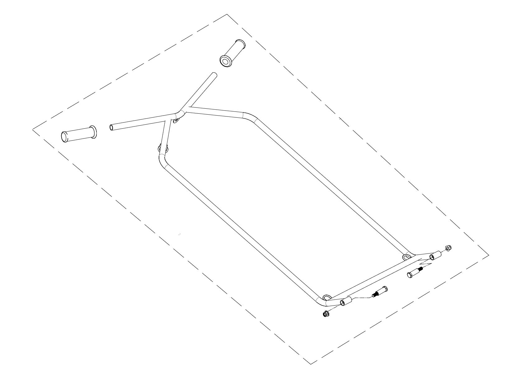 Handlebar Kit (STD WR 650 MM)