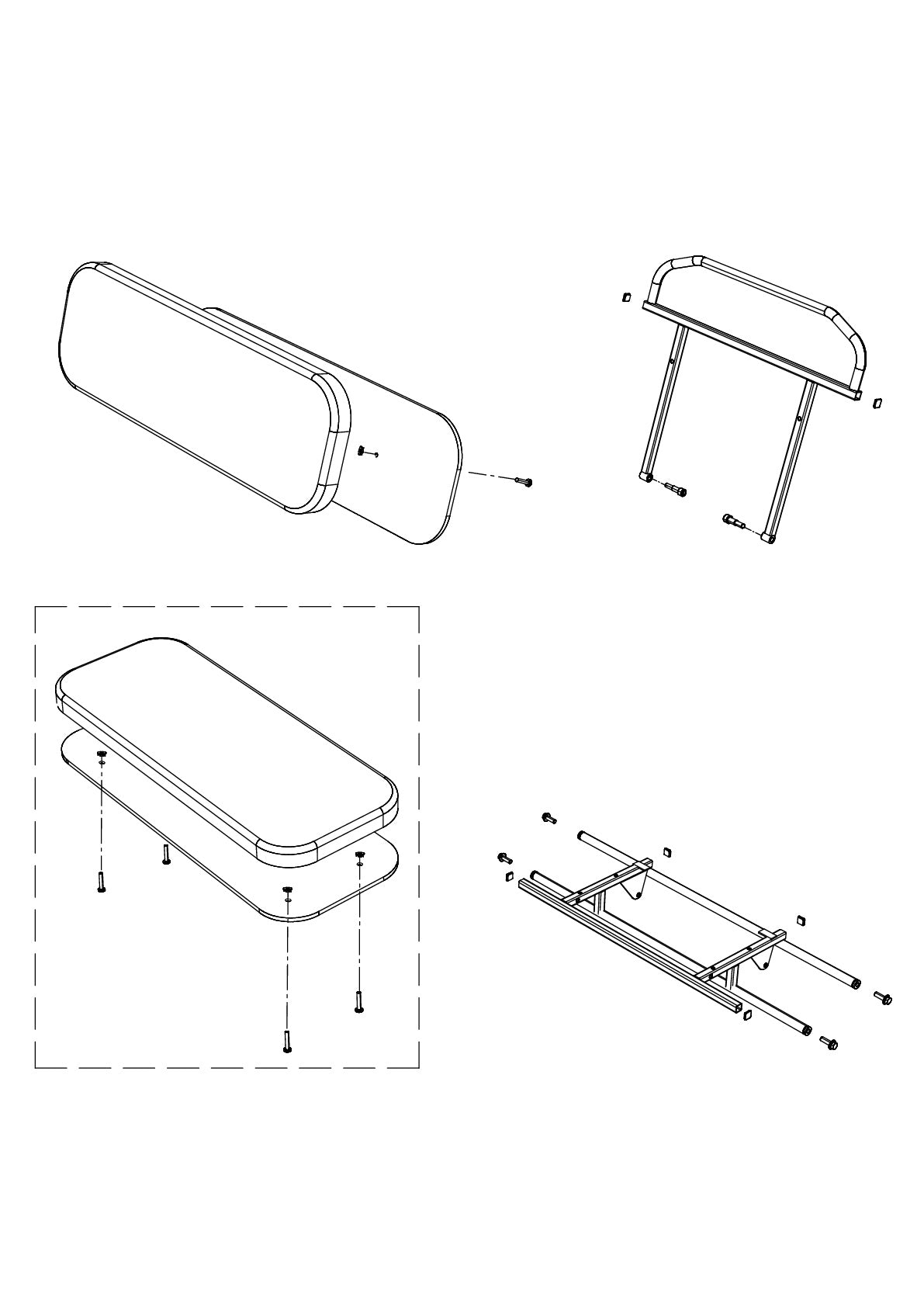 Seat Assembly - Seat only for Cargo Trailer