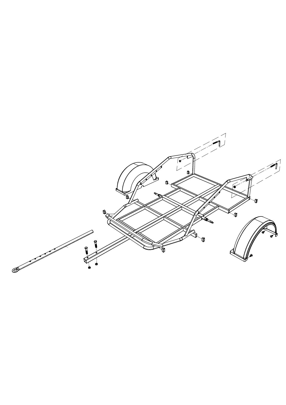 Latch Assembly for Cargo Trailer