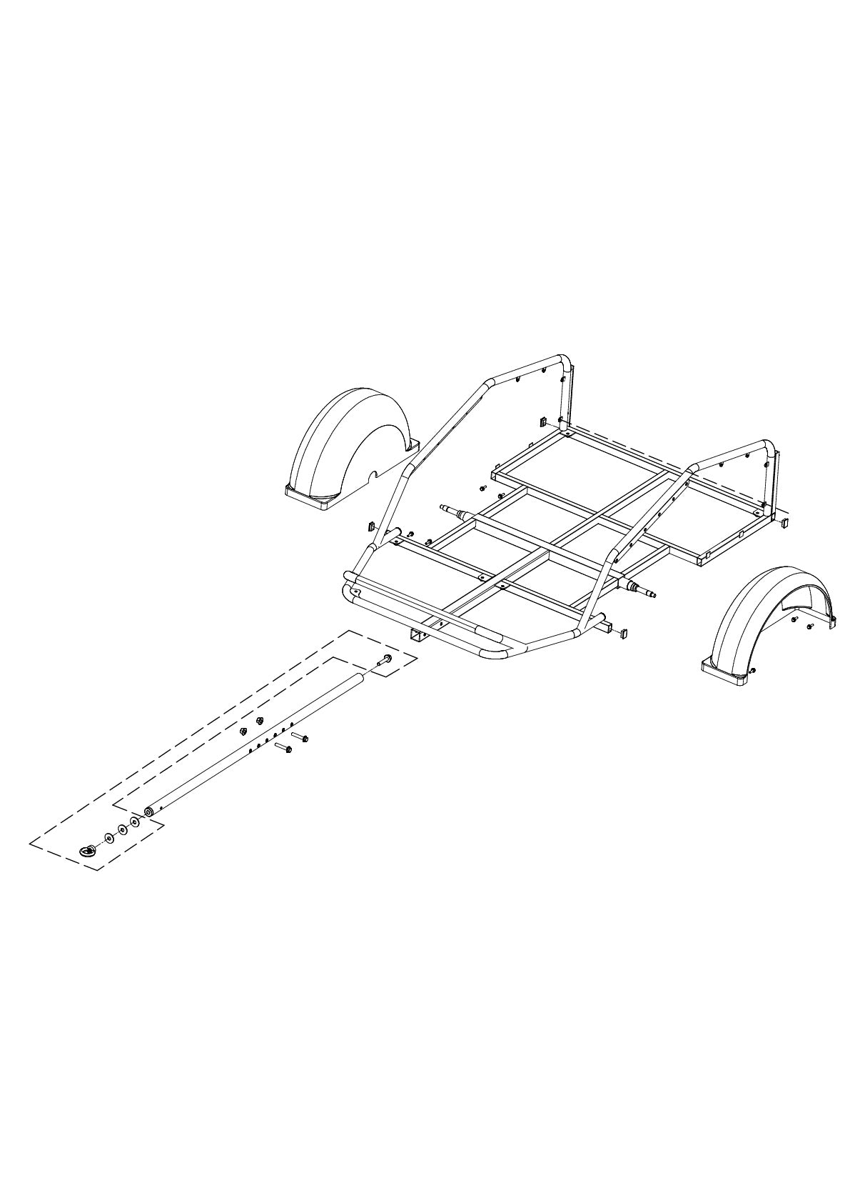 Hitch Kit for Cargo Trailer